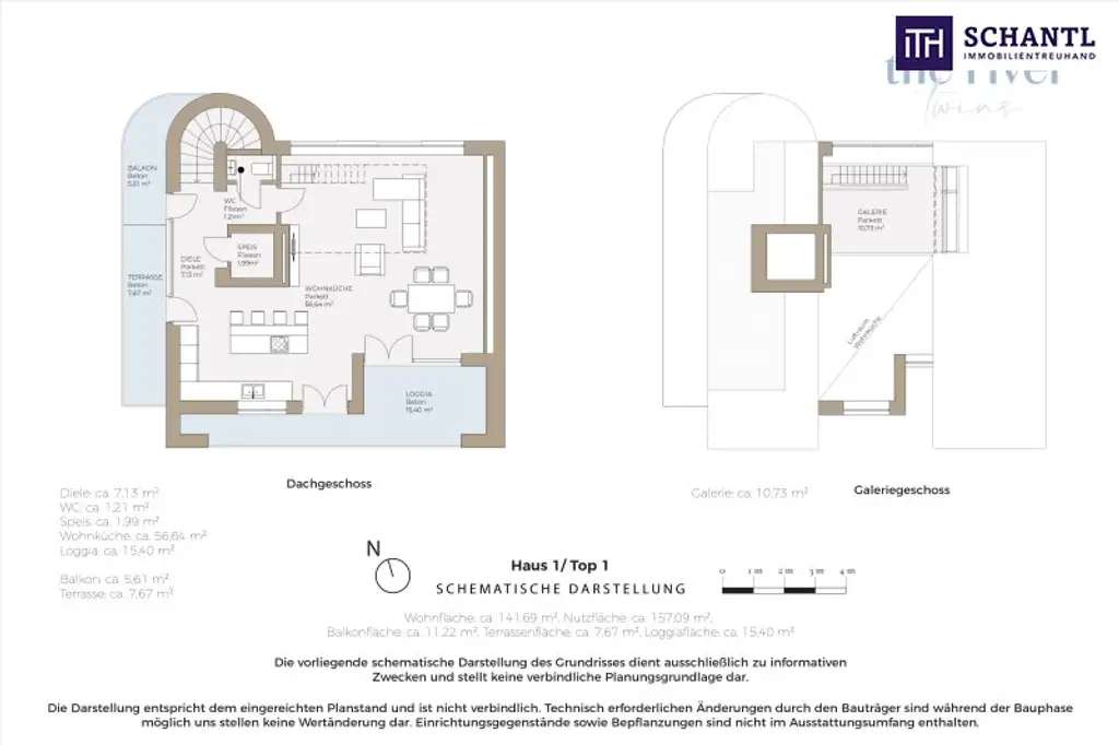 Exklusives Wohnambiente zwischen Alter und Neuer Donau