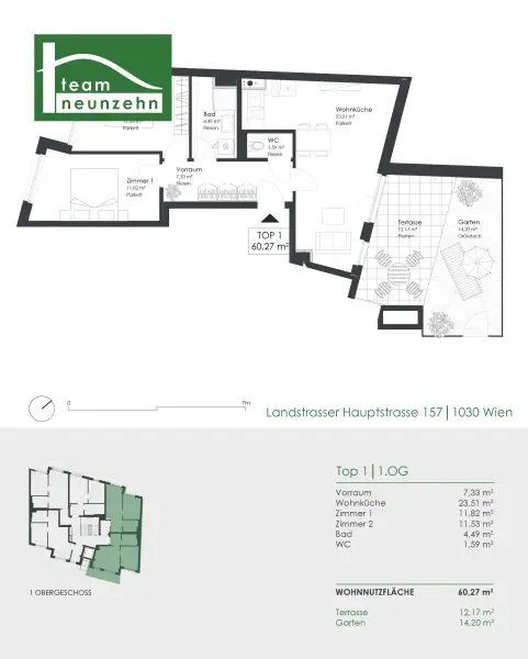 Mitten im Dritten – Gartenwohnung im Erstbezug nahe U3, S-Bahn und hervorragender Infrastruktur mit hochwertiger Ausstattung!
