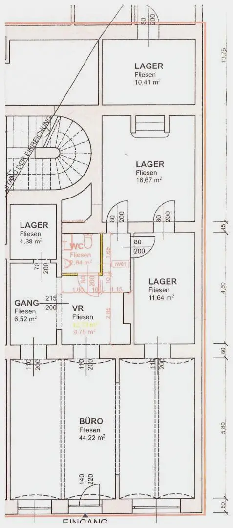 Reinlgasse Obj.3330 Plan