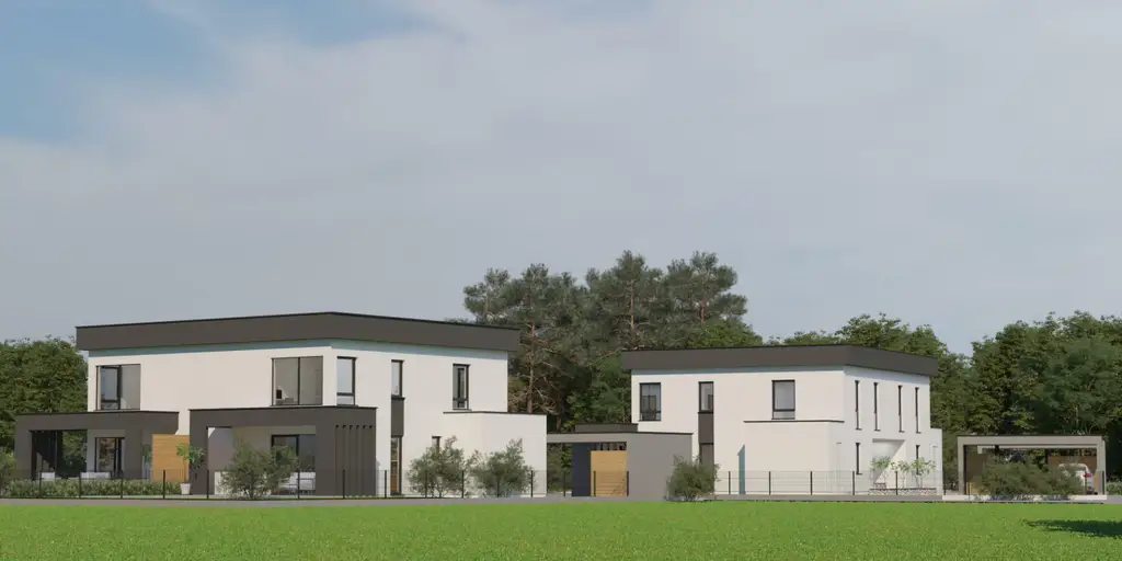 Exklusive Doppelhaushälfte - Erstbezug - optional mit Pool