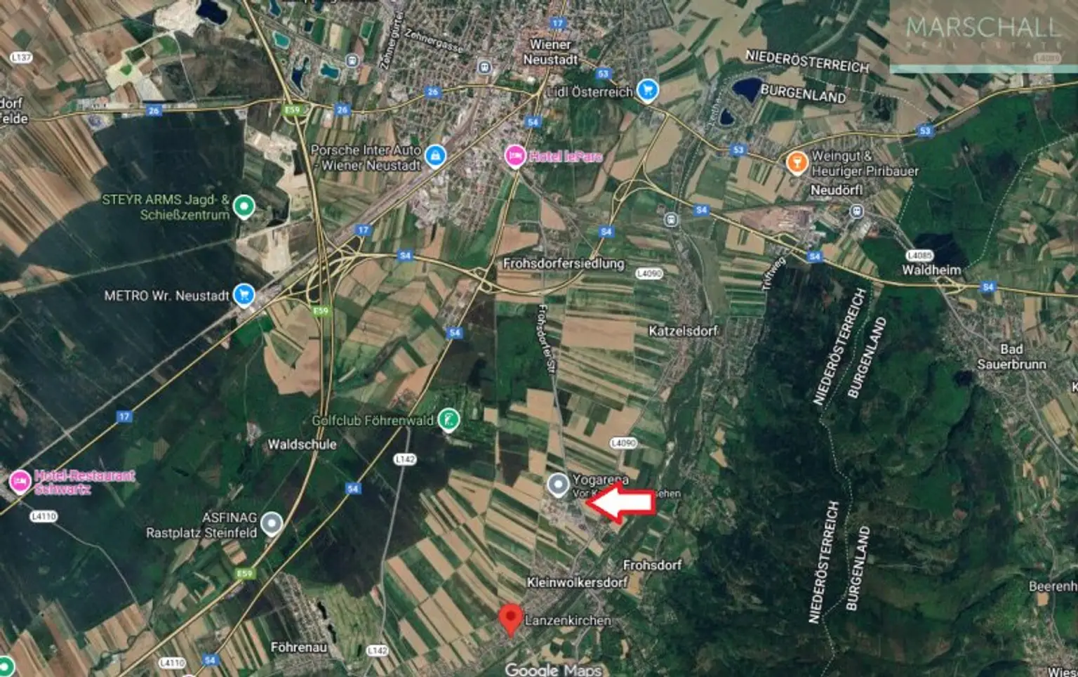 Betriebsbaugrundstück im Gewerbepark Lanzenkirchen bei Wiener Neustadt