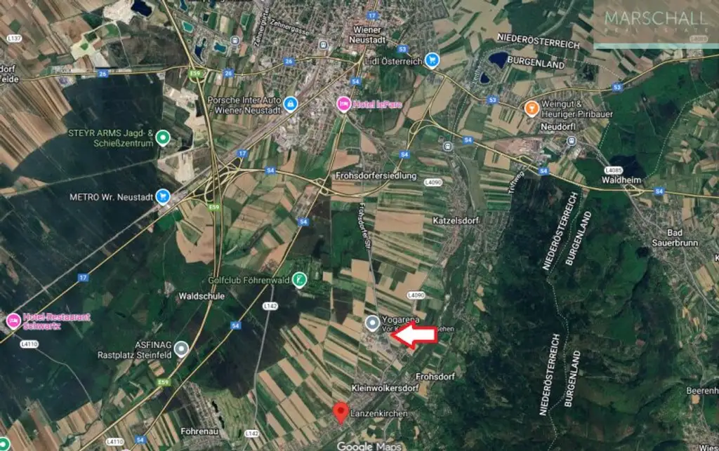 Betriebsbaugrundstück im Gewerbepark Lanzenkirchen bei Wiener Neustadt