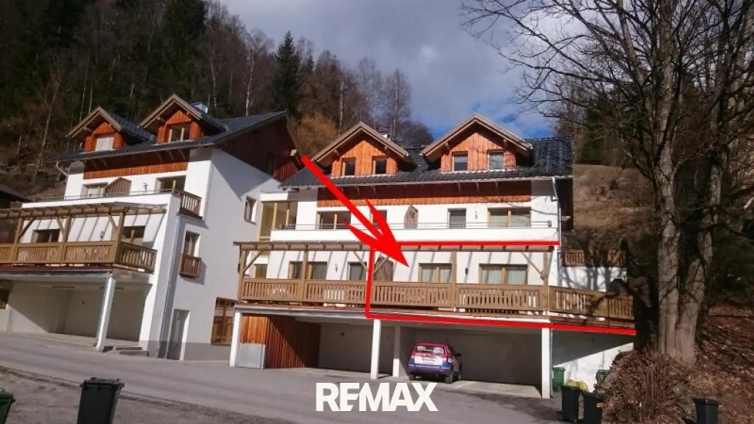 Westansicht-Lage der Wohnung