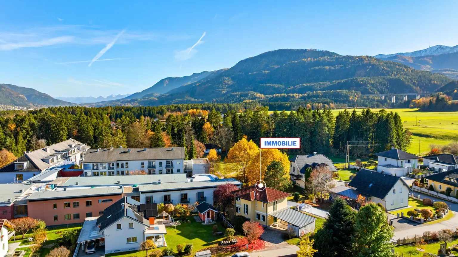 Siedlung mit großen Gärten