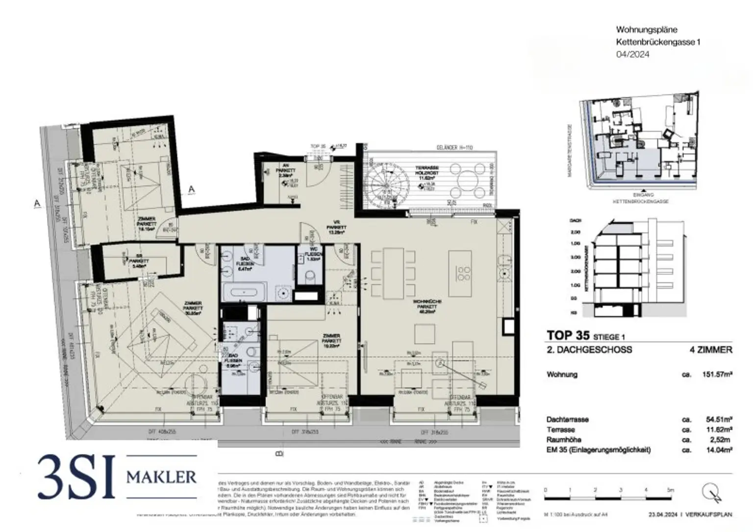 Wohnen über den Dächern – großzügig, stilvoll und nachhaltig