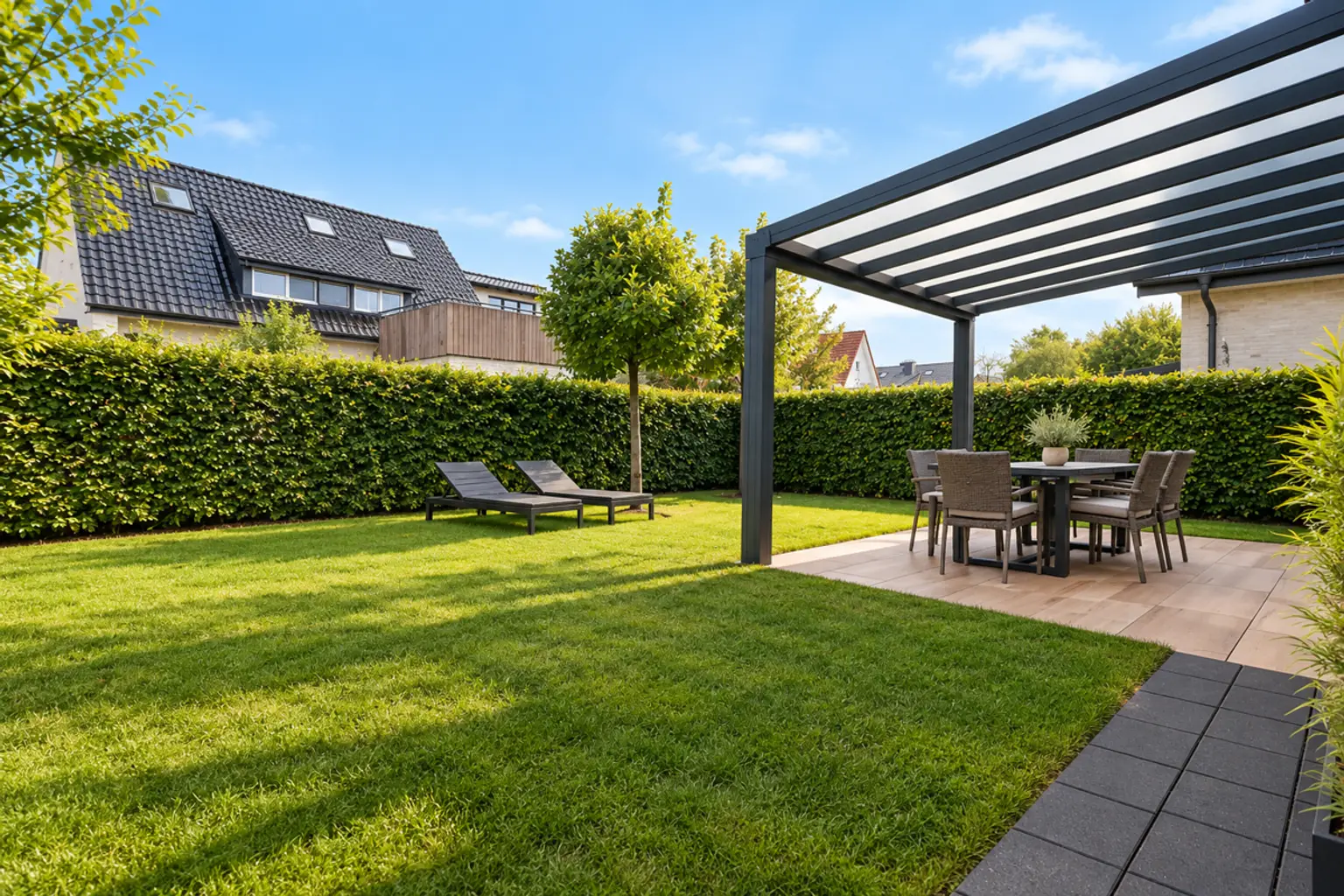 Garten mit Terrasse