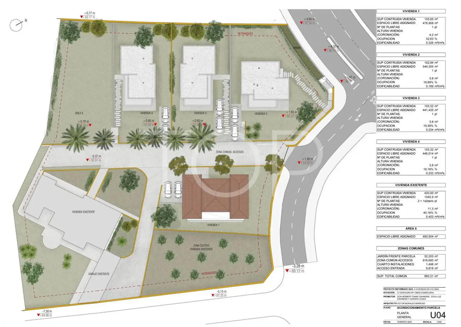 Übersicht II 4 viviendas