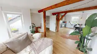 Wohnzimmer Wohnung DG