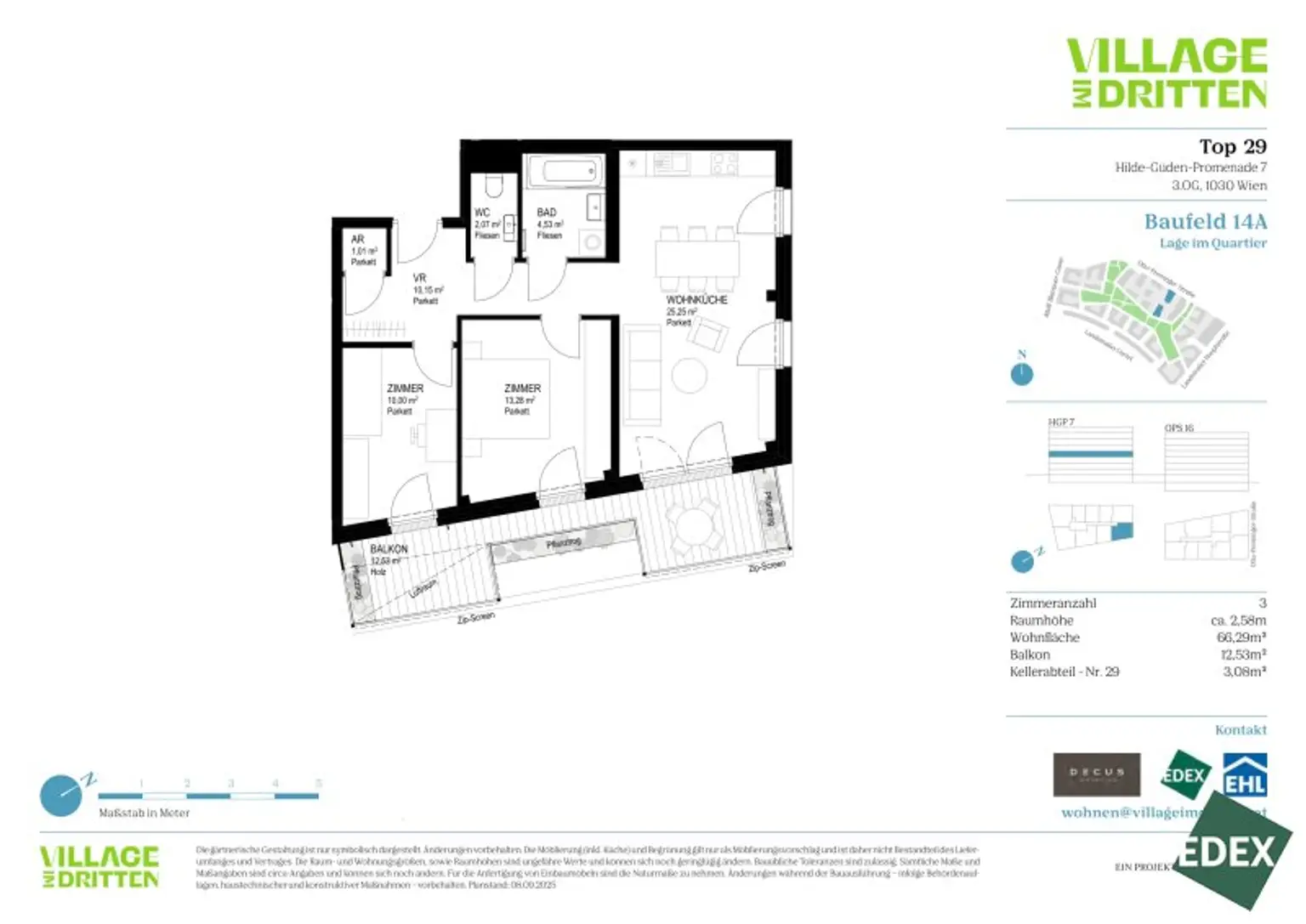 VILLAGE IM DRITTEN | BAUFELD 14A | 5-ZIMMER GARTENWOHNUNG