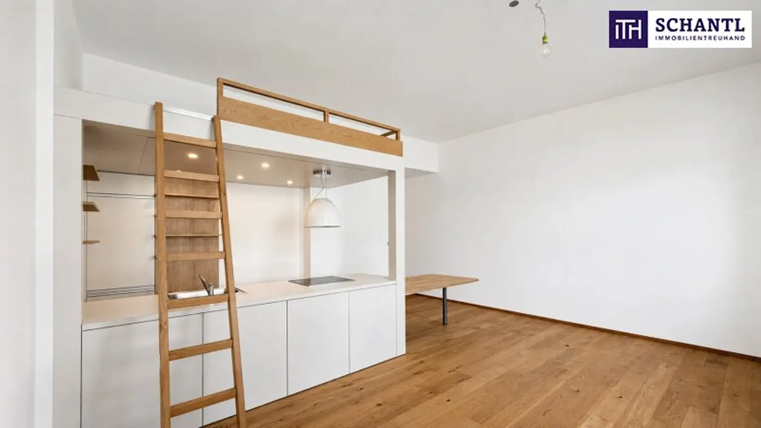 Einzelwohnraum, integriertes Bett