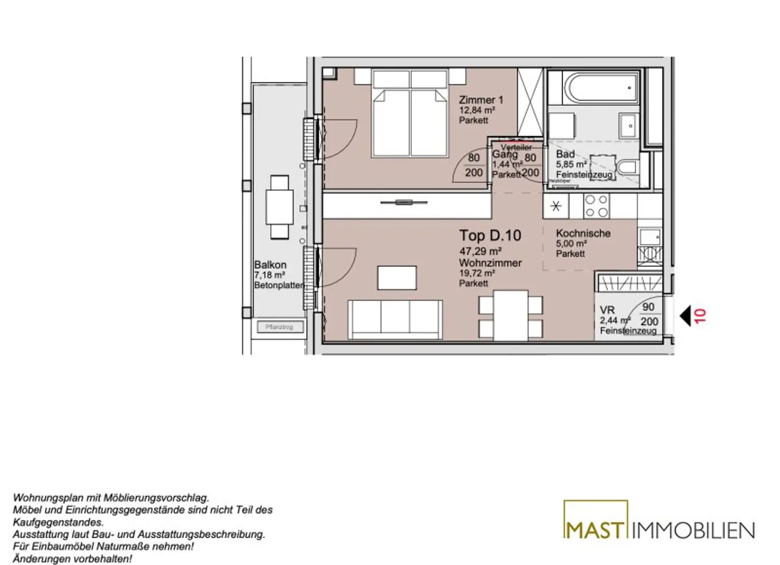 *Provisionsfrei* 2-Zimmer Wohnung unweit der Donau!