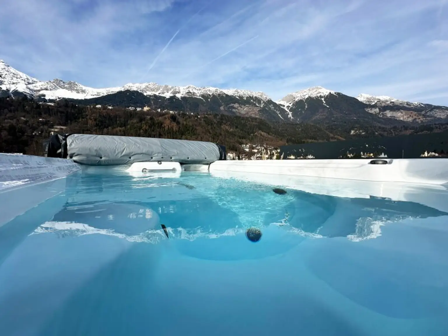 Pool mit Gegenstromanlage