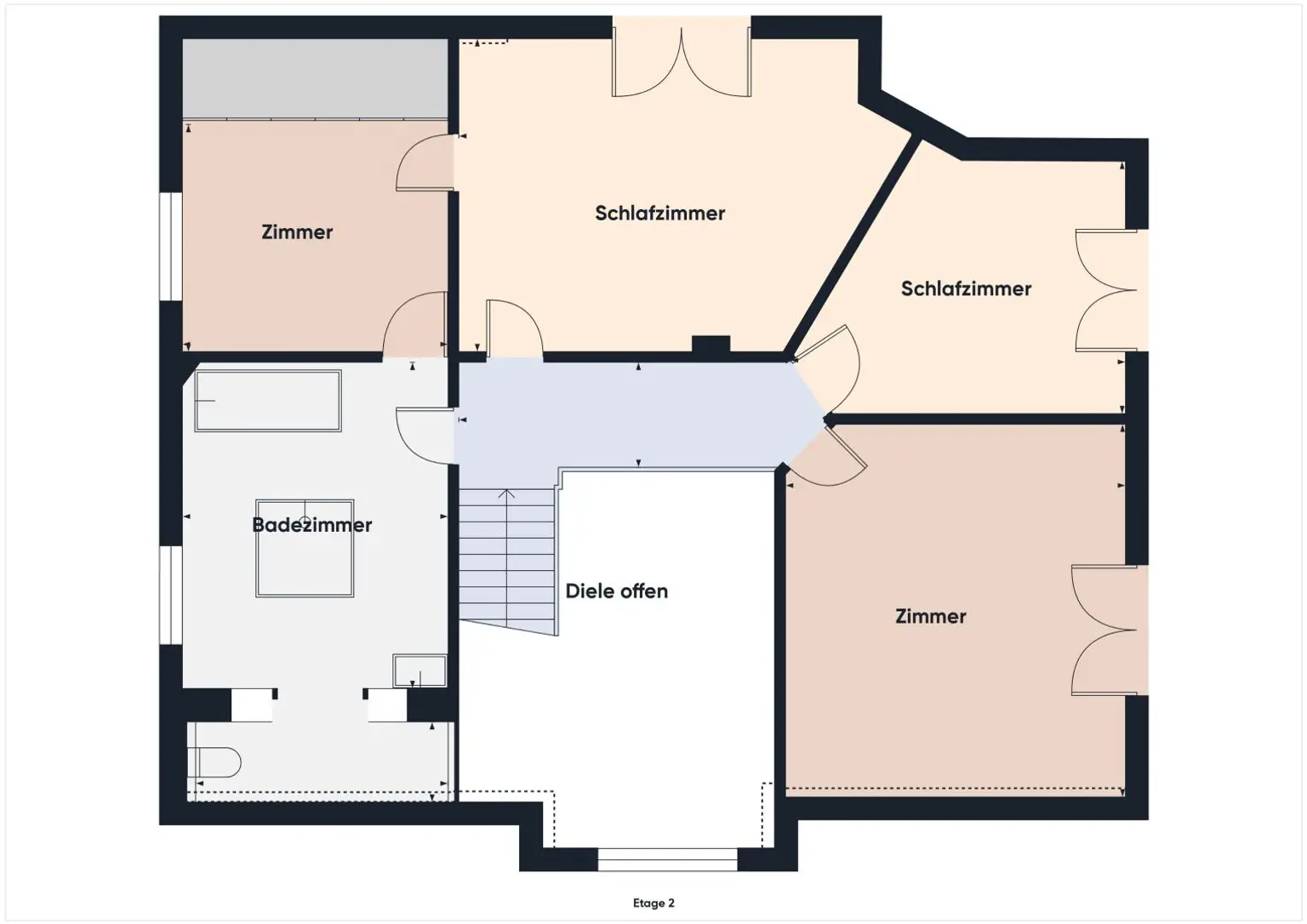 7643 Plan Obergeschoß