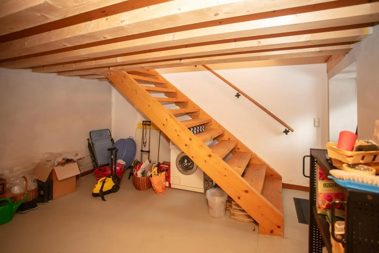 Treppe ins Atelier