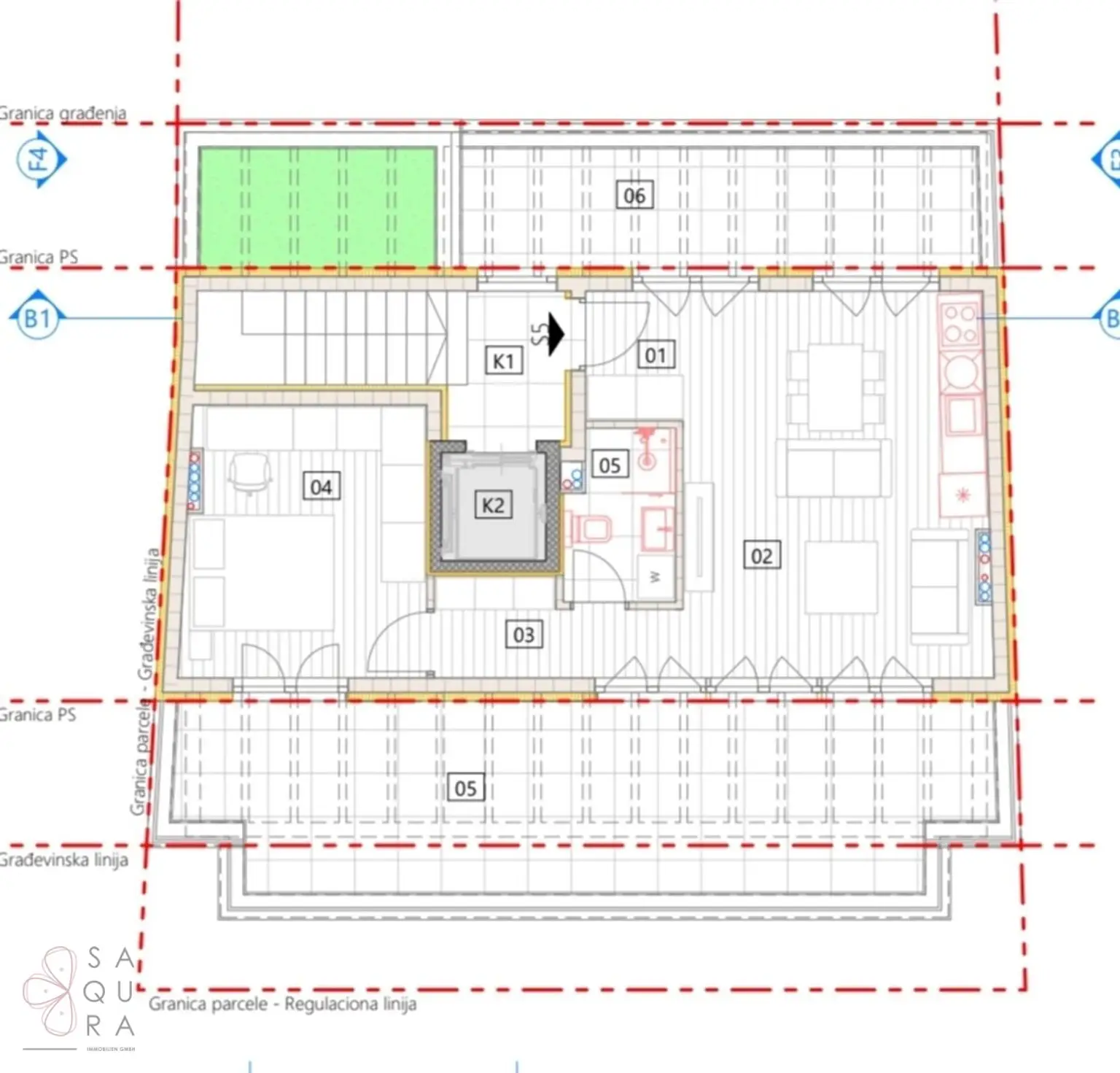 Moderne 2-Zimmer Wohnung mit großzügigen Terrassen – Zvezdara, Belgrad
