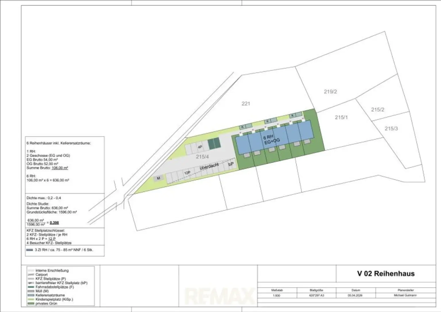 unverbindlicher-Bebaungsvorschlag-Reihenhaus