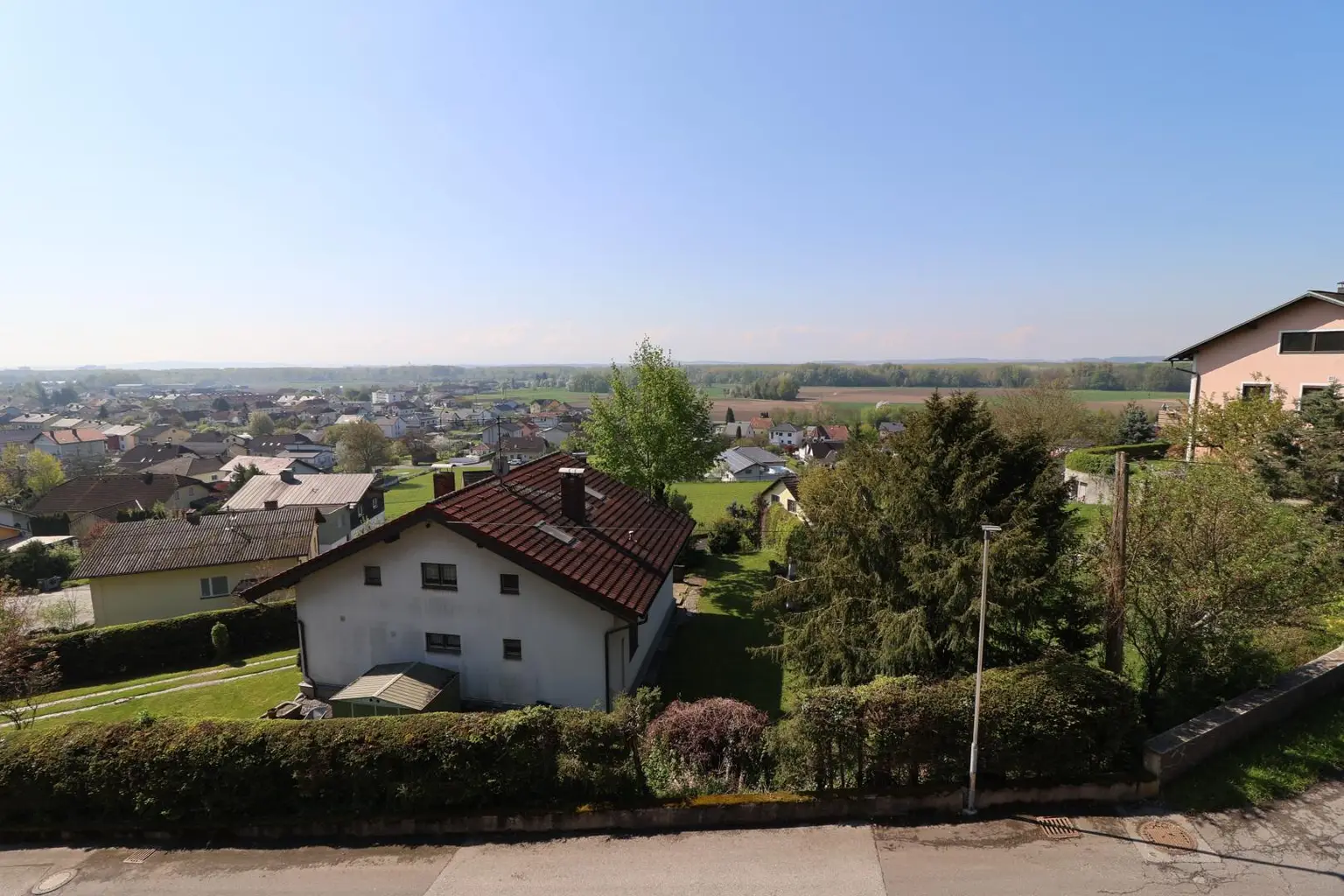 Blick vom Balkon