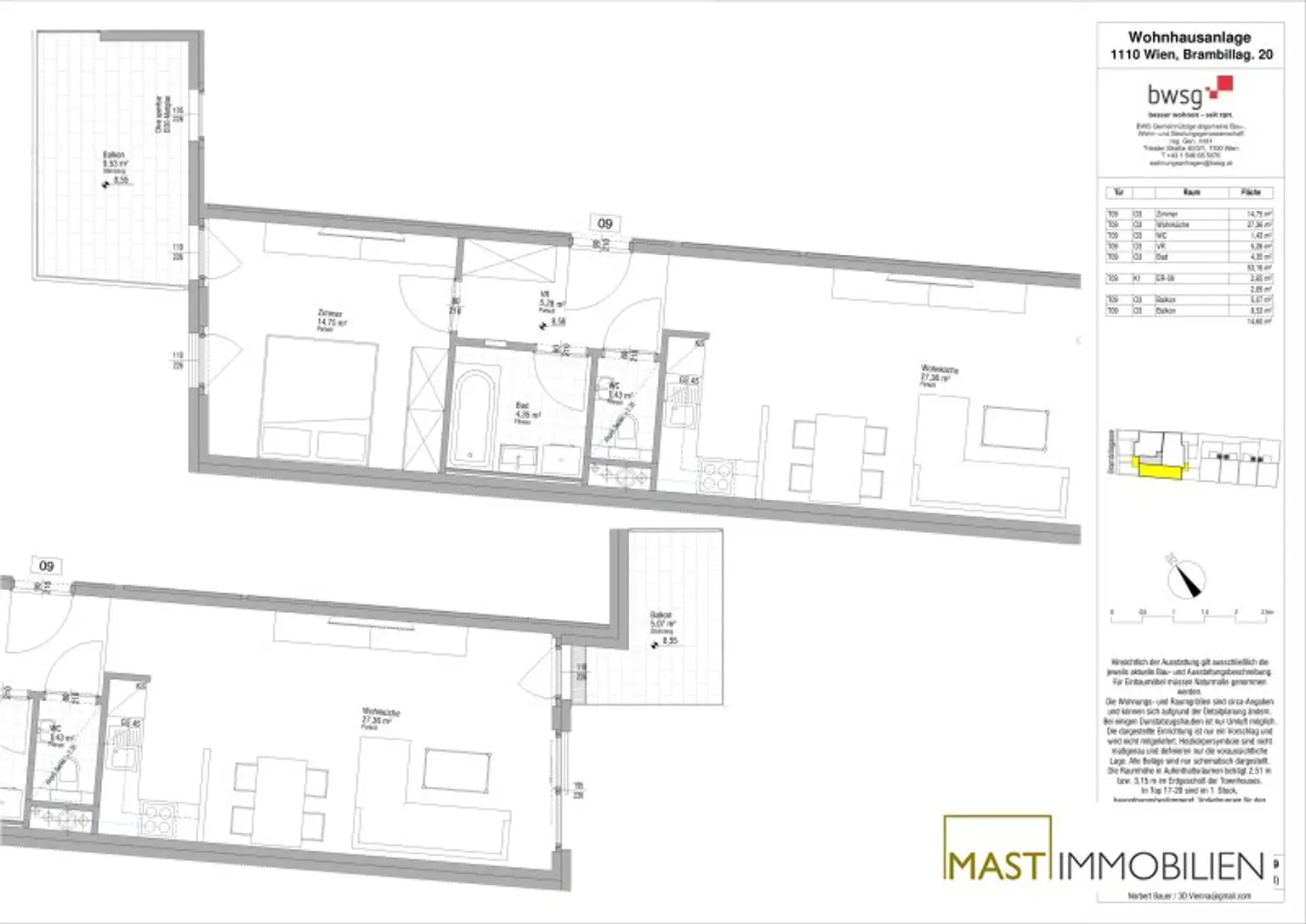 *Ruhelage* Provisionsfreie 2-Zimmer Wohnung mit 2 Balkonen