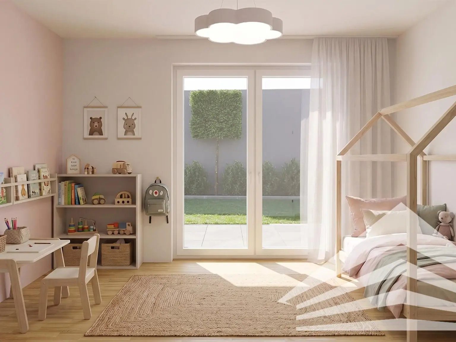 Stiftslichtung St. Florian Visualisierung Kind