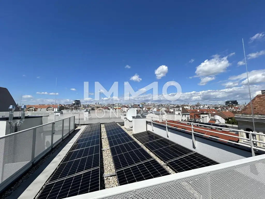 LUXURIÖSE 4-ZIMMER-WOHNUNG MIT
DACHTERRASSE - beim Naschmarkt