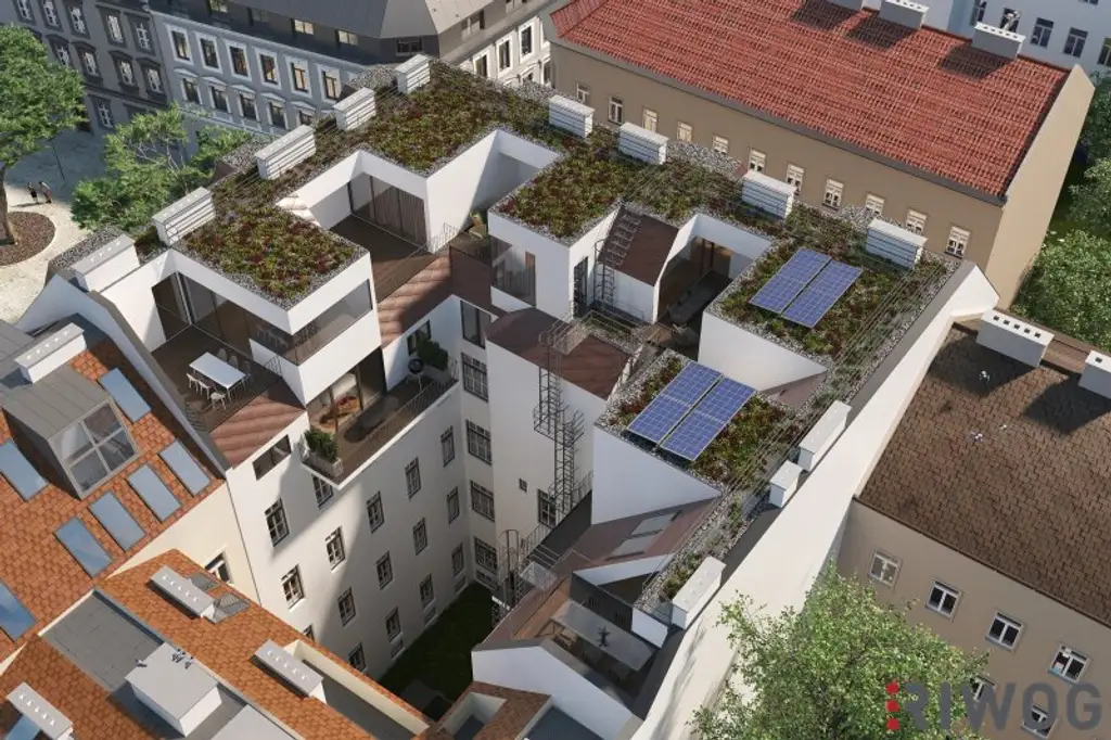 ARCHITEKTUR PUR | großzügige 3-Zimmer Dachterrassenwohnung mit herausragender Raumhöhe