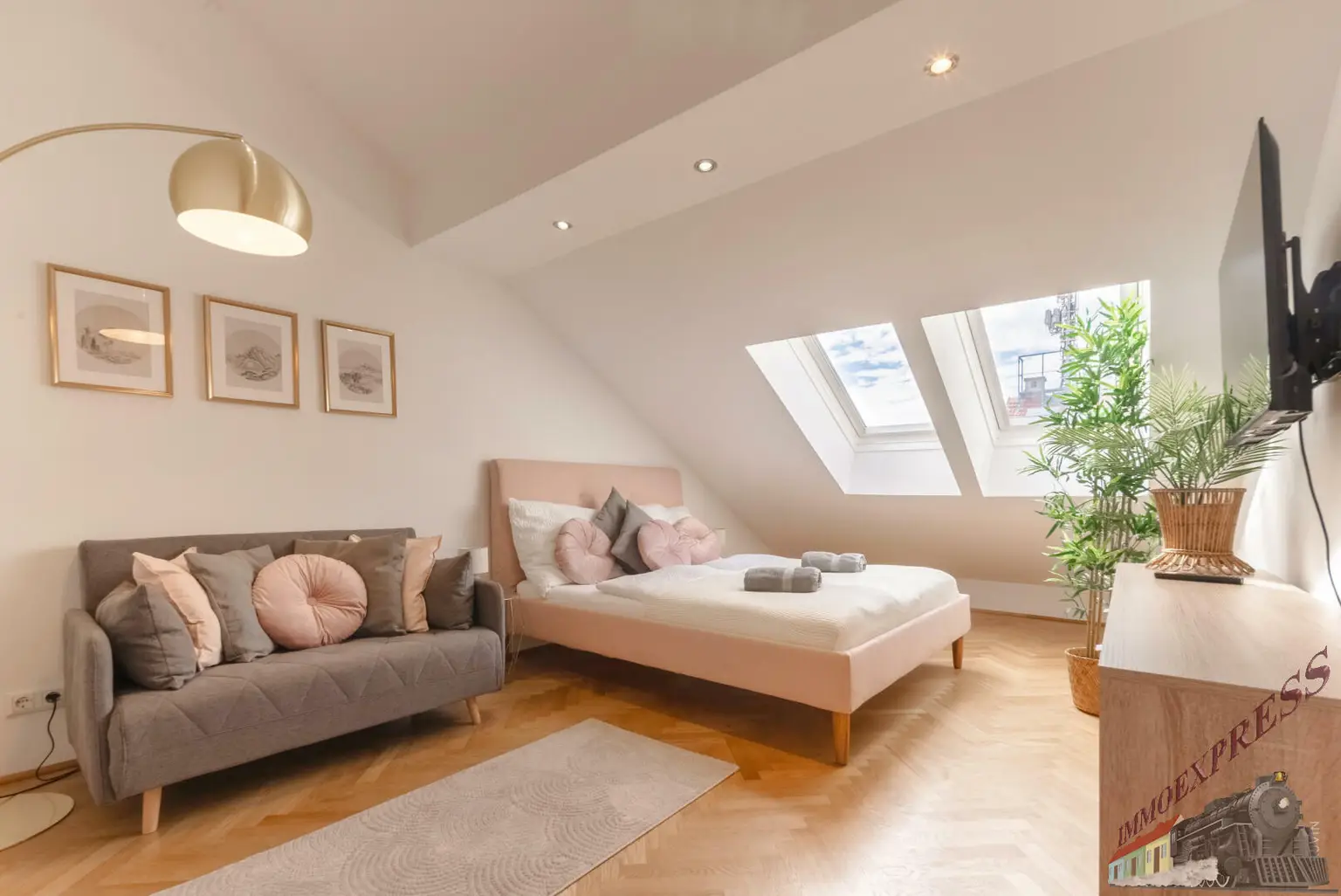 Eyecatcher- Wohnung - unbefristeter Vertrag -4-Zimmer im Dachgeschoß - inkl. Heizkosten & Warmwasser