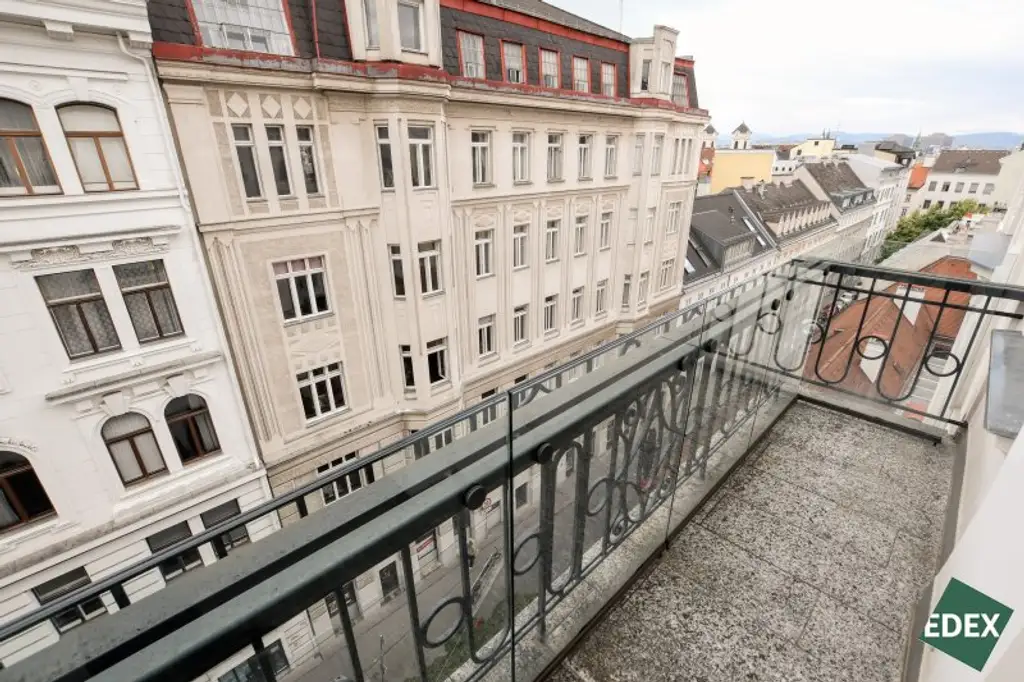 6-Zimmer Altbauwohnung mit Balkon und Klimaanlage in attraktiver Lage des 7. Bezirks