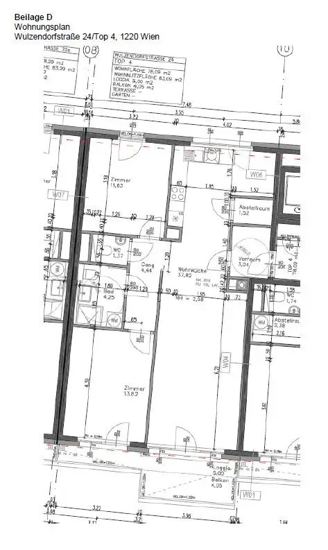 Schöne 3-Zimmer-Wohnung mit Blick ins Grüne im 22ten!