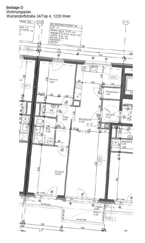 Schöne 3-Zimmer-Wohnung mit Blick ins Grüne im 22ten!
