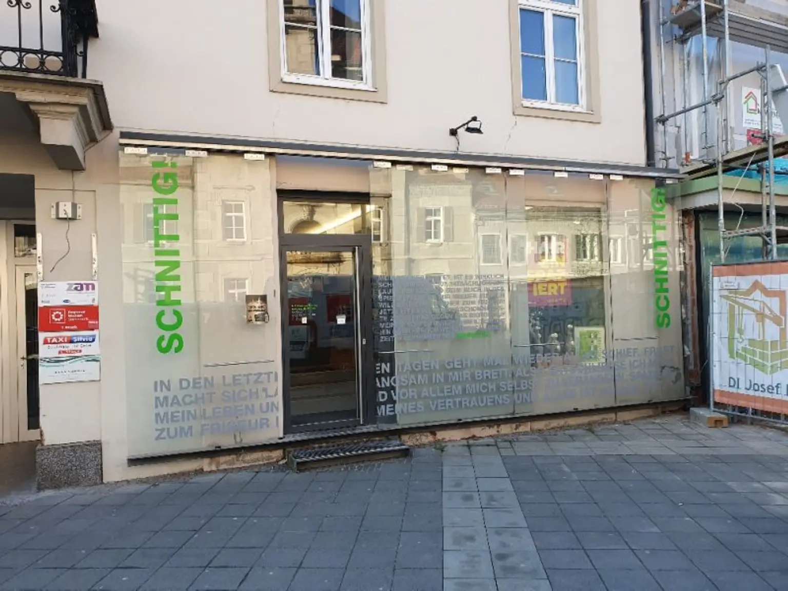 Zu Mieten!
Geschäftslokal mitten am Hauptplatz