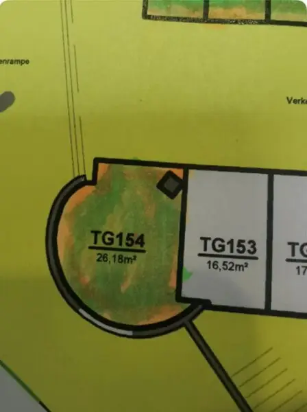 Lage des Autoabstellplatzes