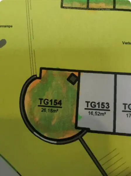 Lage des Autoabstellplatzes