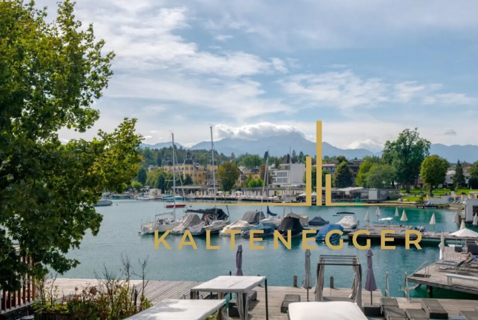 Aussicht aus der Wohnung am See