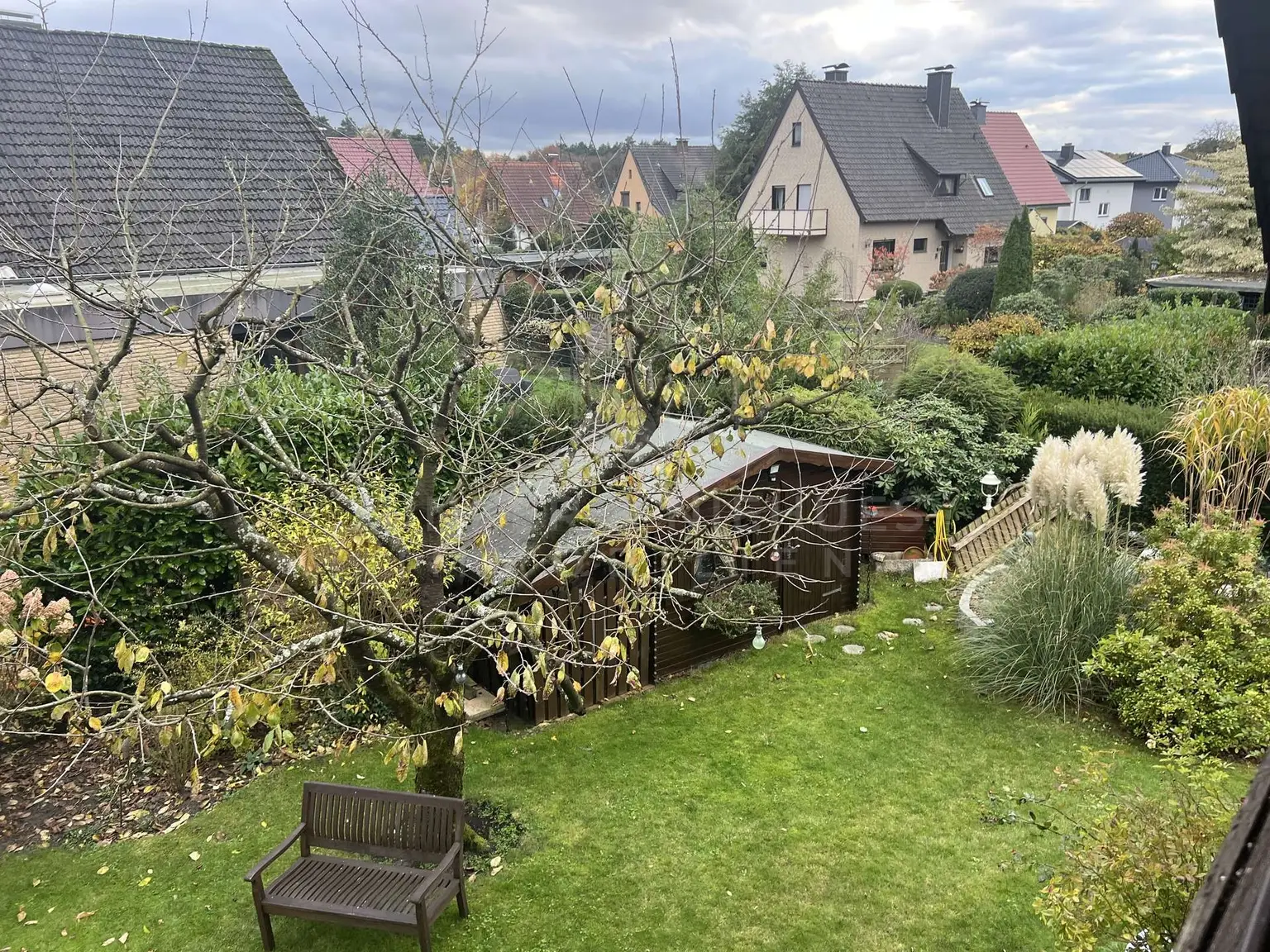 Blick vom Balkon