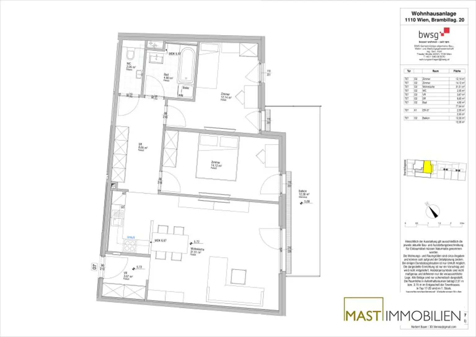 *NEU* Provisionsfreie 3-Zimmer Wohnung mit Balkon