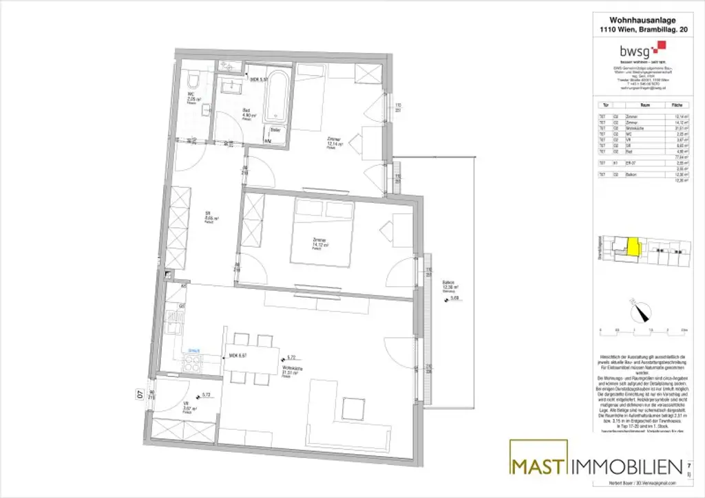 *NEU* Provisionsfreie 3-Zimmer Wohnung mit Balkon