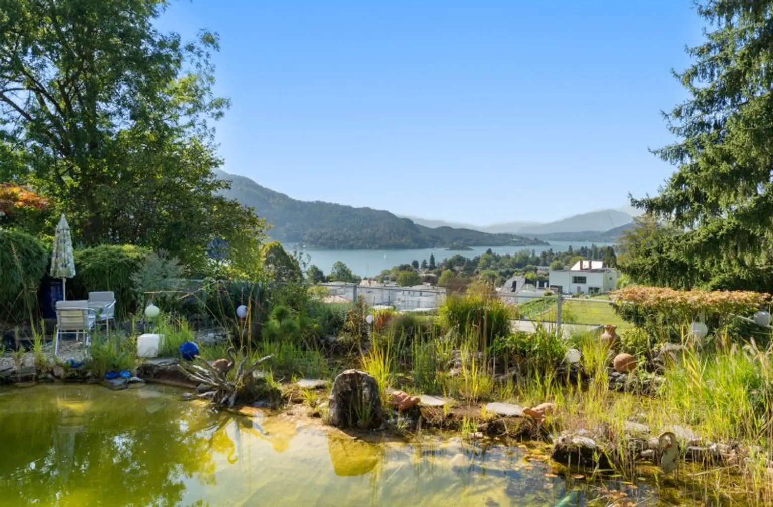 *** Wohnen mit Wörtherseeblick & Schwimmteich in Pörtschach ***