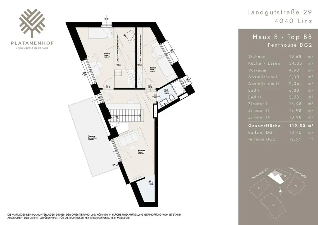 Neubau am Auberg: 5-Zimmer-Penthouse zum Erstbezug