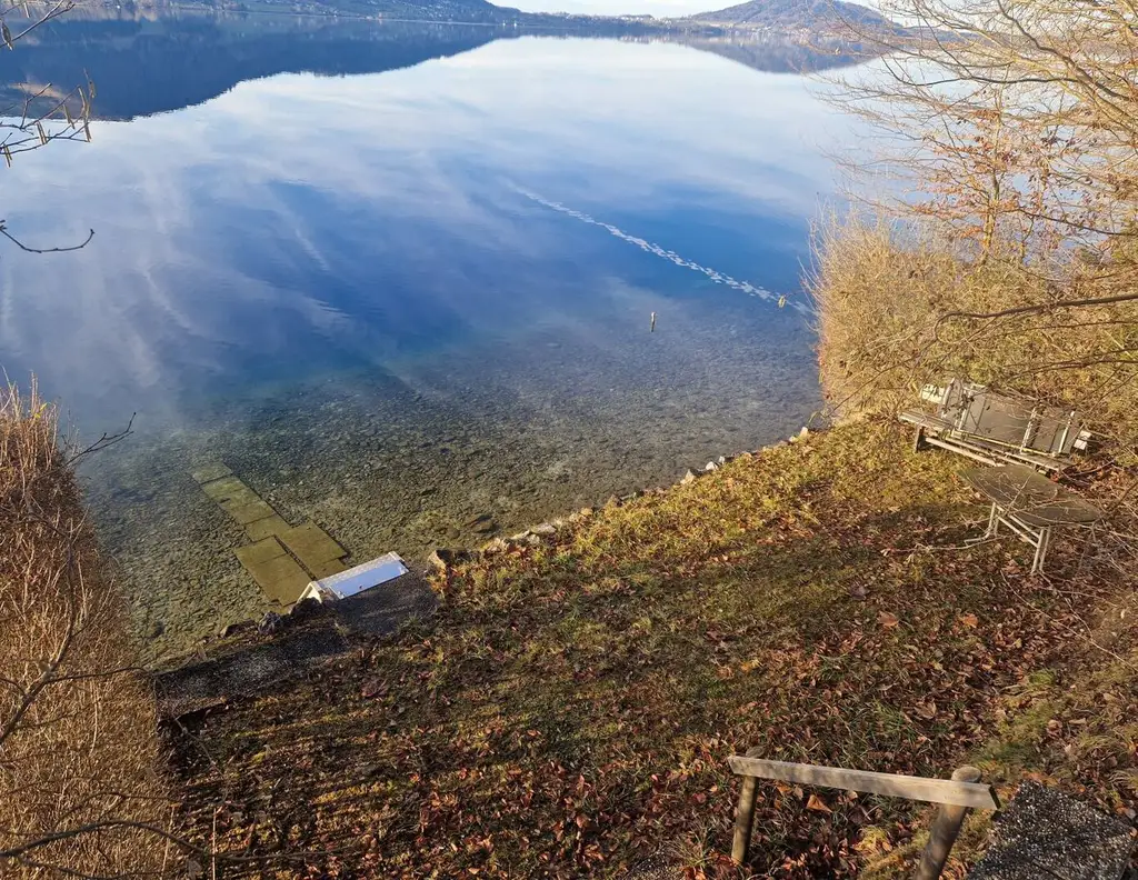 Privater Badeplatz am Attersee - Sonnenuntergänge im Alleineigentum genießen