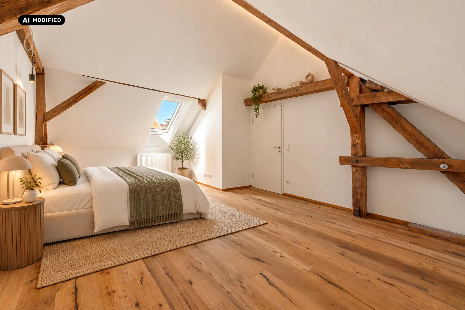 KI-bearbeitet – Schlafzimmer