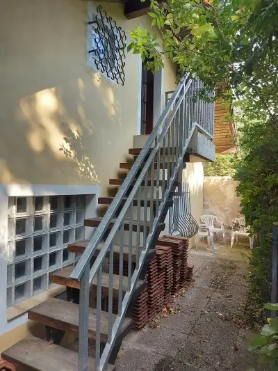 Stiege Eingangstür