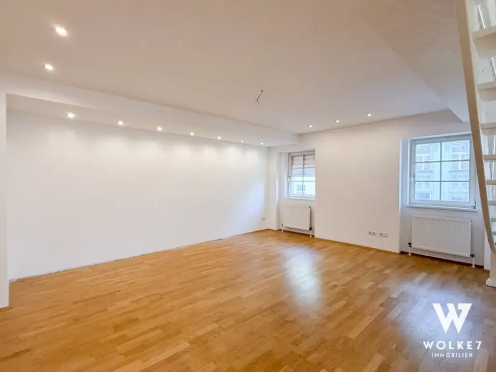 Exklusives Wohnen im Herzen des 9. Bezirks I Stilvolle Maisonette mit 3–4 Zimmern I Dachgeschossflair & Top-Anbindung I Nähe U6 / U4