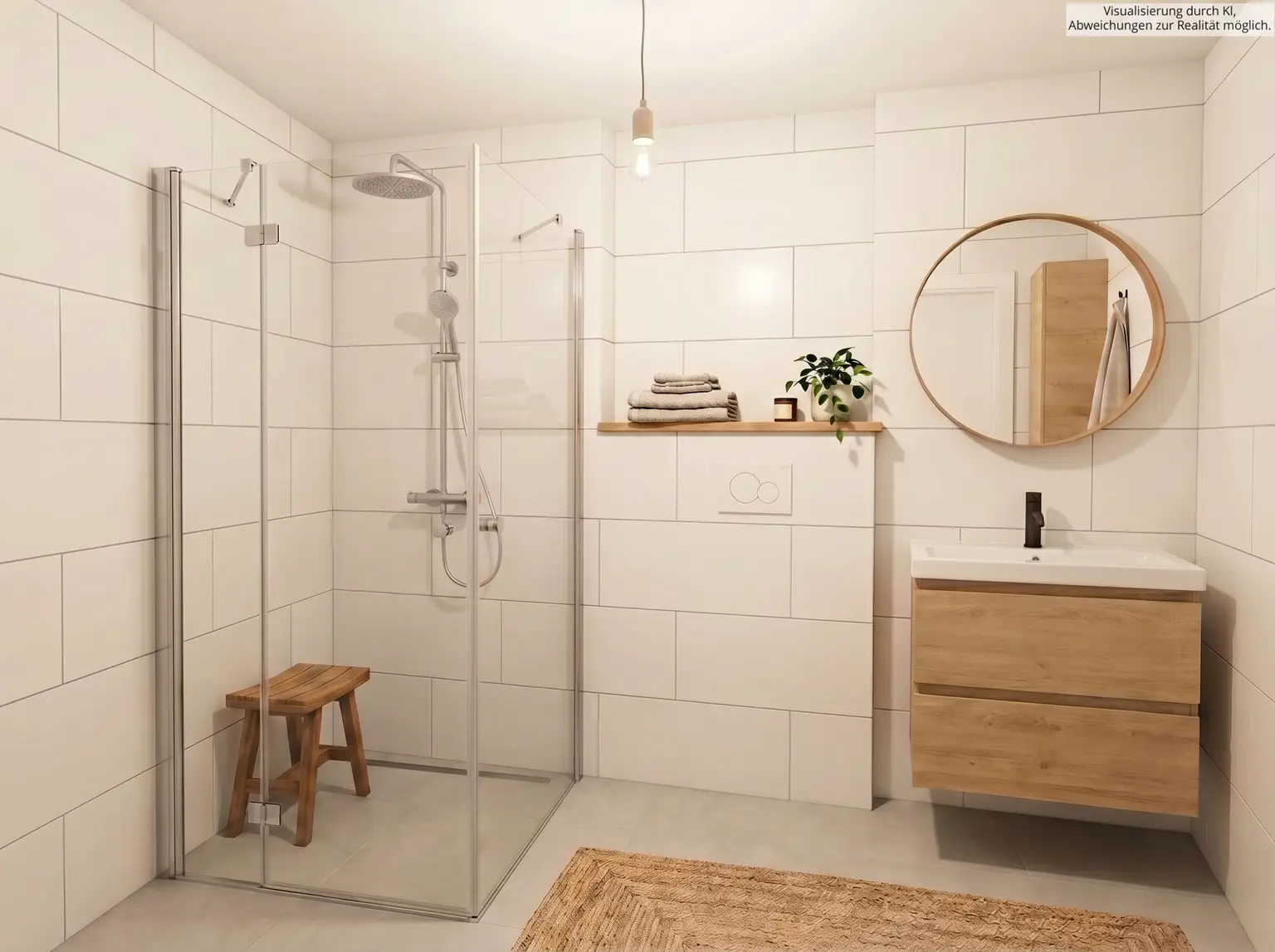 Badezimmer KI visualisiert
