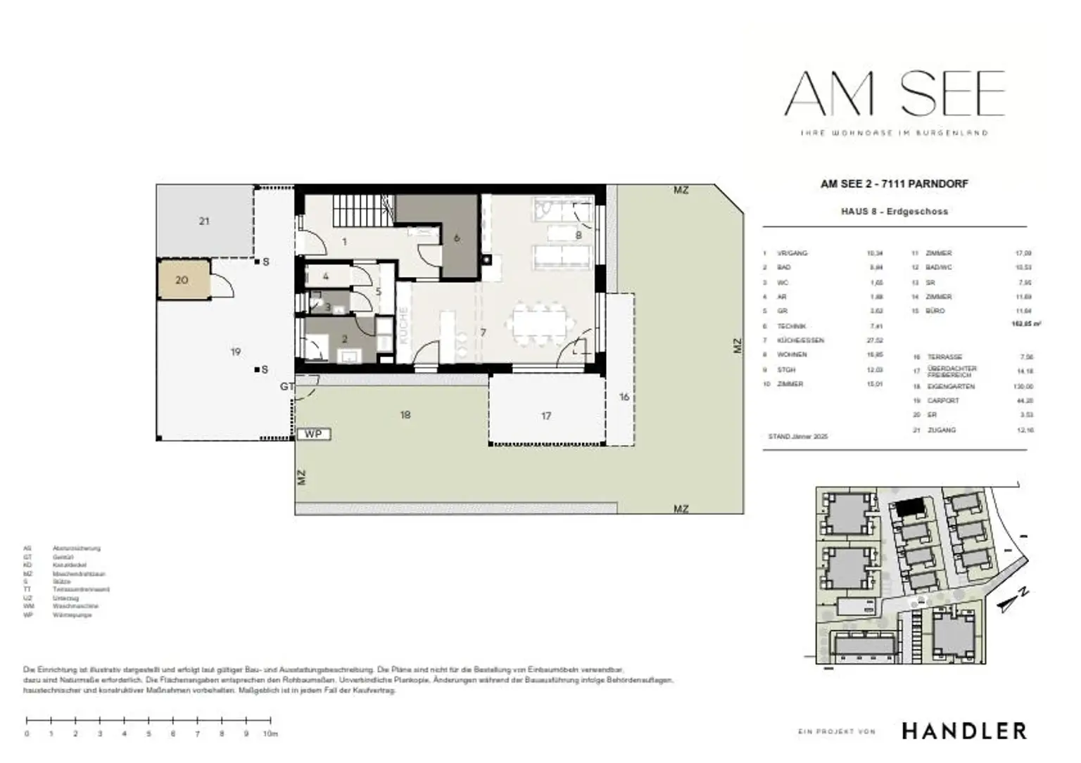 Am See zuhause – elegantes Einfamilienhaus mit Terrasse und Carport