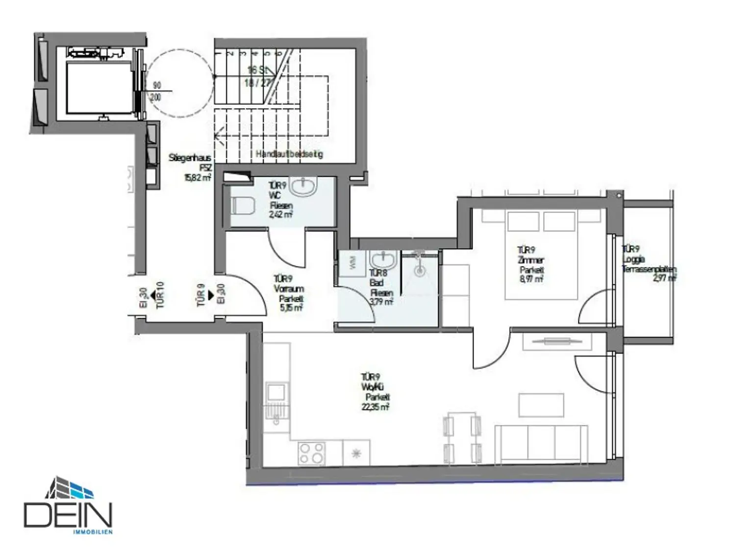 IM BAU! 19 TRAUMHAFTE 2-4 ZIMMER NEUBAUWOHNUNGEN MIT FREIFLÄCHEN AUF EIGENGRUND IN ESSLING!