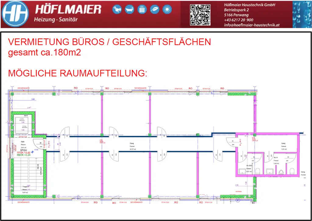 Repräsentative Büro- und Praxisfläche im Erstbezug – vielseitig nutzbar