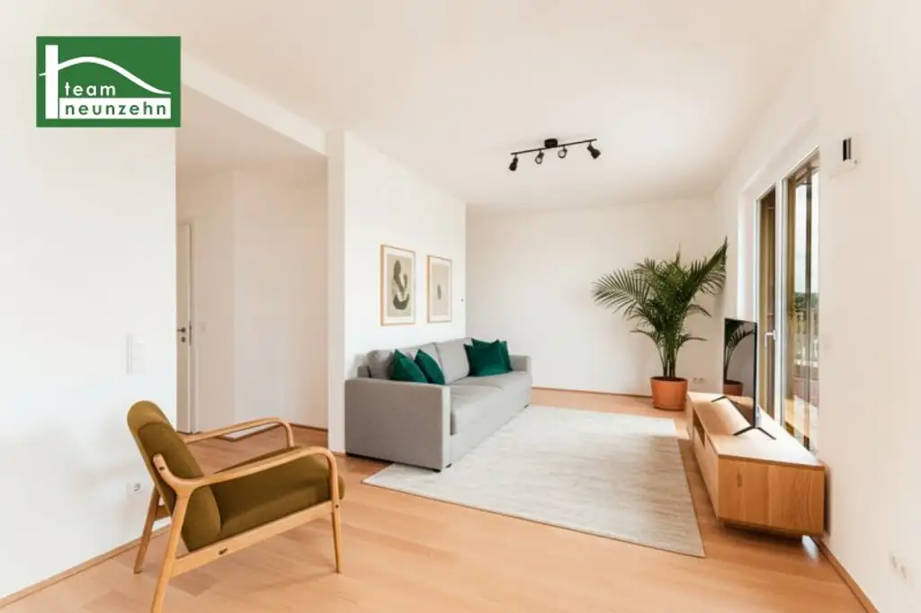 Alles was man sich wünscht – kostengünstige Heizung/“Kühlung“ über Erdwärme, PV-Anlage, weitläufige Grünflächen