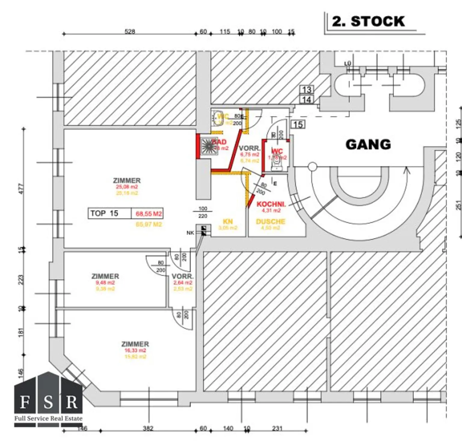 SMARTE 3,5 Zimmer Wohnung nahe Yppenplatz & Brunnenarkt - SANIERUNGSBEDÜRFTIG