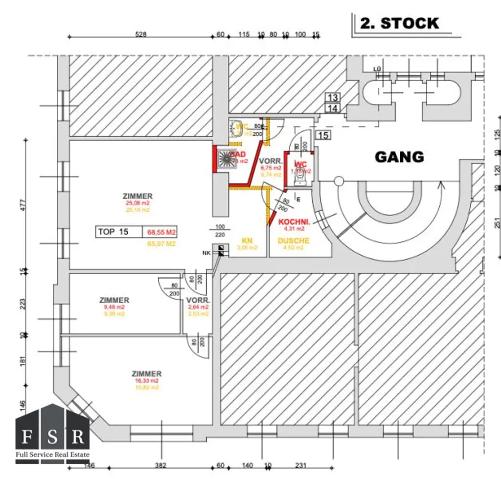 SMARTE 3,5 Zimmer Wohnung nahe Yppenplatz & Brunnenarkt - SANIERUNGSBEDÜRFTIG