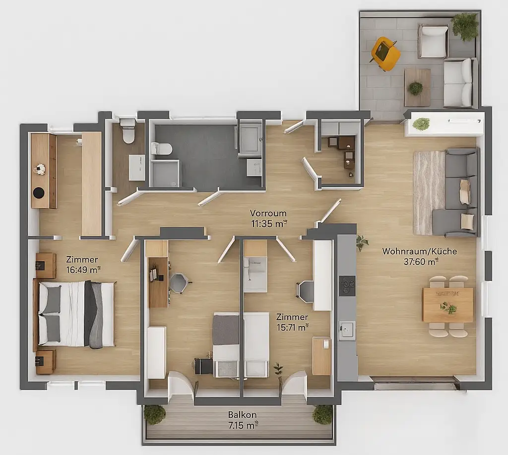 EXCLUSIVES Wohnen - nahe Wien – nur noch 3 Einheiten – ERSTBEZUG!